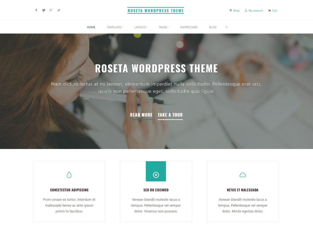 Roseta WordPress Theme